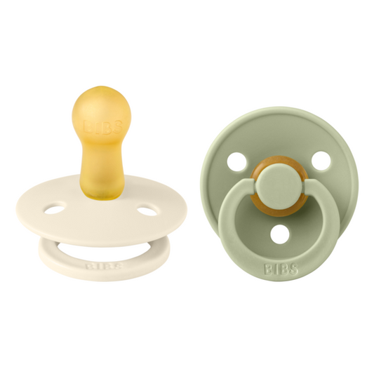 Set 2 Suzete BIBS Colour Latex, Tetină Rotundă, 0 luni - Sage [ps:3d89286b-9baf-4d5e-a628-fa738ab1748e]