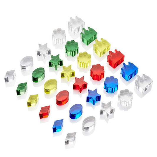 Cristale Colorate Transparente Tickit, Set 30 Piese - Default Title [ps:bf00921e-af1e-45f2-be55-9fb40114d292]