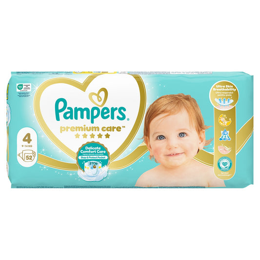 PAMPERS Premium Care, scutece, 6-10 kg, marime 3, Value - 52 buc [ps:faf89c05-4a1c-44d3-acfe-c91cd45a30b4]