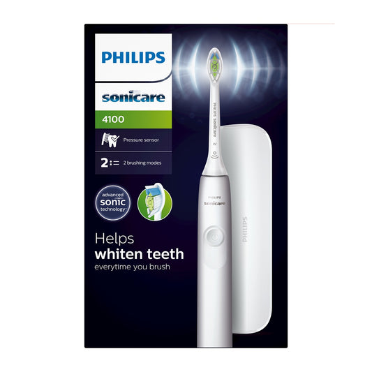PHILIPS HX3683/33 Sonicare 4100, periuta de dinti electrica, Alb, cu toc pentru transport, 1 buc [ps:313a3512-6057-43c0-adc4-a8db54c8be1b]