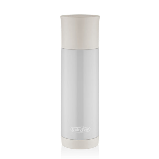 Sticla termos din otel inoxidabil, BabyJem, 400 ml (Culoare: Crem) [ps:dce16de9-a392-4fb7-a175-13ffc29e5ee2]