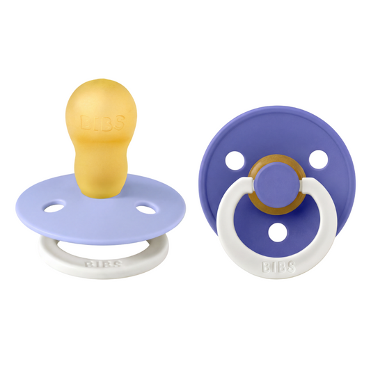 Set 2 Suzete BIBS Colour Glow Latex, 0 luni, Hush/Grape - Default Title [ps:148c96ff-174d-498e-b526-421cca0137b8]