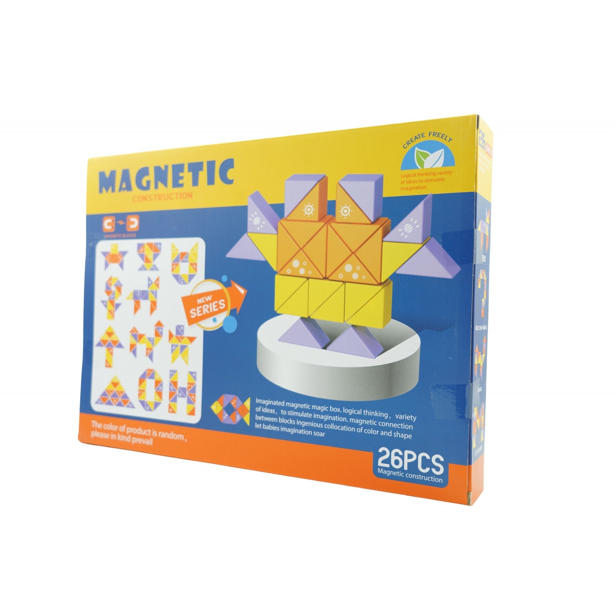 Set Piese Magnetice Flippy, 26 piese, pentru copii +3 ani - Default Title [ps:97b3b429-0073-4874-9a5d-5c9e5c2f50be]