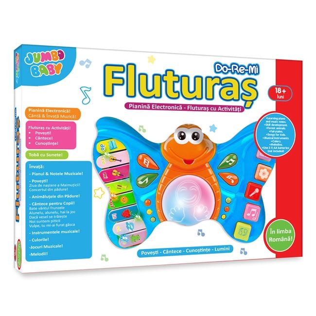 Pian Electronic Flutura Do-Re-Mis cu Activități - Jumbo - Default Title [ps:23ce9dc9-dbac-40ab-8a66-7207fa6edf86]