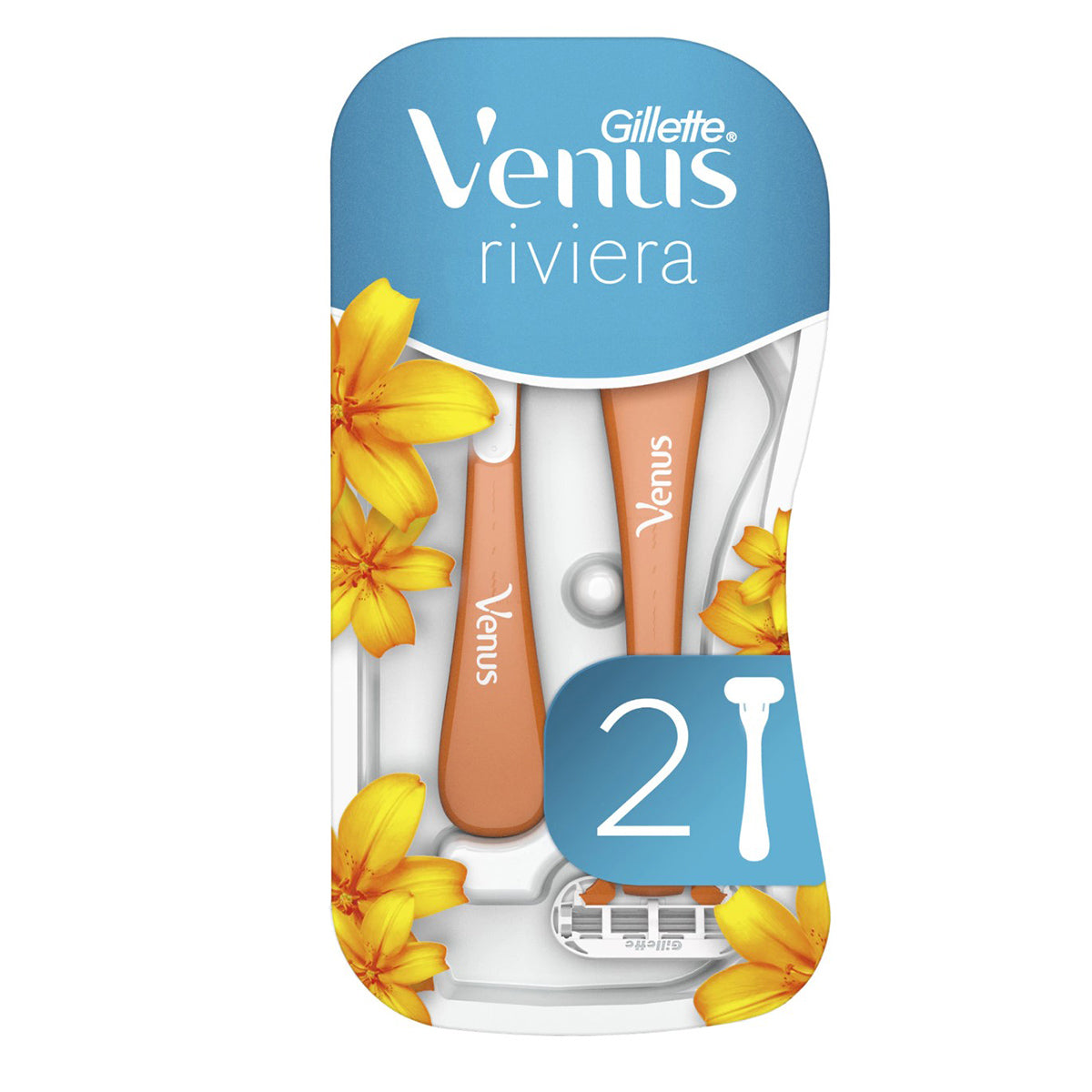 GILLETTE Venus Riviera, aparat de ras, pentru femei, 2 buc [ps:e8402371-47d4-408a-8b9d-4add06dbf22f]