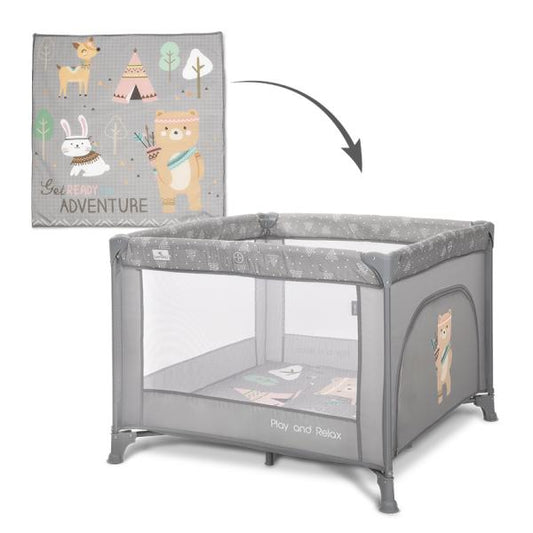 Tarc Joaca Lorelli Play N Relax, Grey Adventure, 100x100x75 - Grey Adventure [ps:df0cead7-418b-4fb0-9616-9c609812f879]
