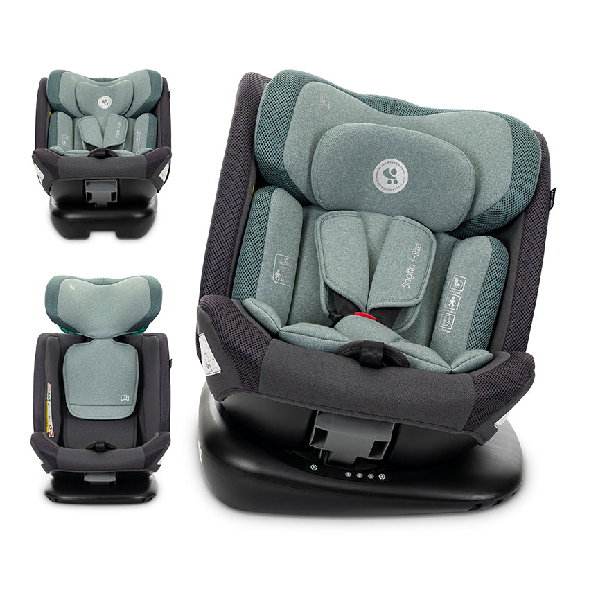 Scaun Auto Lorelli Sagitta i-Size, Rotativ 360°, 0-12 ani - Green [ps:b18ffe5e-4c41-438e-acce-d20ce61f2480]