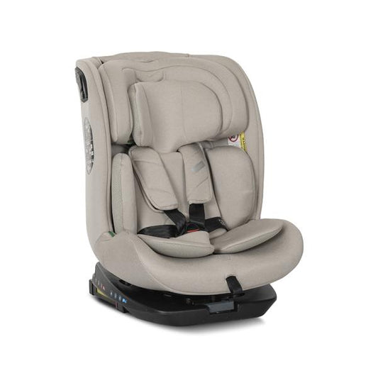 Scaun Auto Lorelli Rodeo i-Size, Rotativ, 0 luni-12 ani - Beige [ps:f1e9c85f-b55c-4ee3-9a0e-6d689273a3d0]
