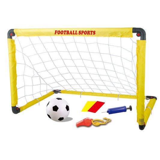 Set Poartă Fotbal Copii Flippy, 45x60 cm, Galben - 80x120 cm [ps:9e81cb86-8ddb-46df-9a7b-ca820a175814]