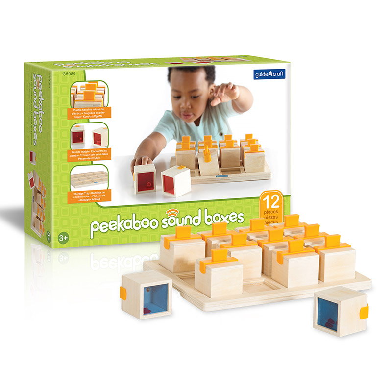 Peekaboo Sound Boxes Cutițe cu Sunete Guidecraft - Default Title [ps:3d3c491c-a92a-4281-b73d-9ad3ea2781d2]