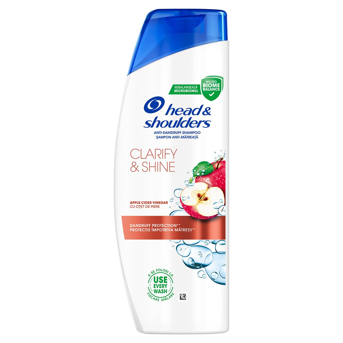 HEAD&SHOULDERS Clarify & Shine, sampon, cu otet din cidru de mere, 330 ml [ps:195d76e8-471e-429e-9b15-2b6e642e88ef]
