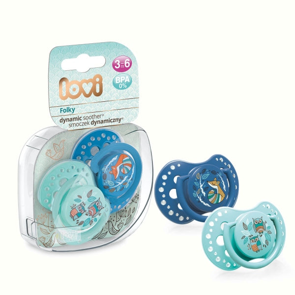 Lovi Suzeta Silicon Dynamic 3-6M 2 Pcs Folky Baiat - 22/842Boy [ps:6f7c674b-1409-47eb-9f12-b507f1f2dfd2]