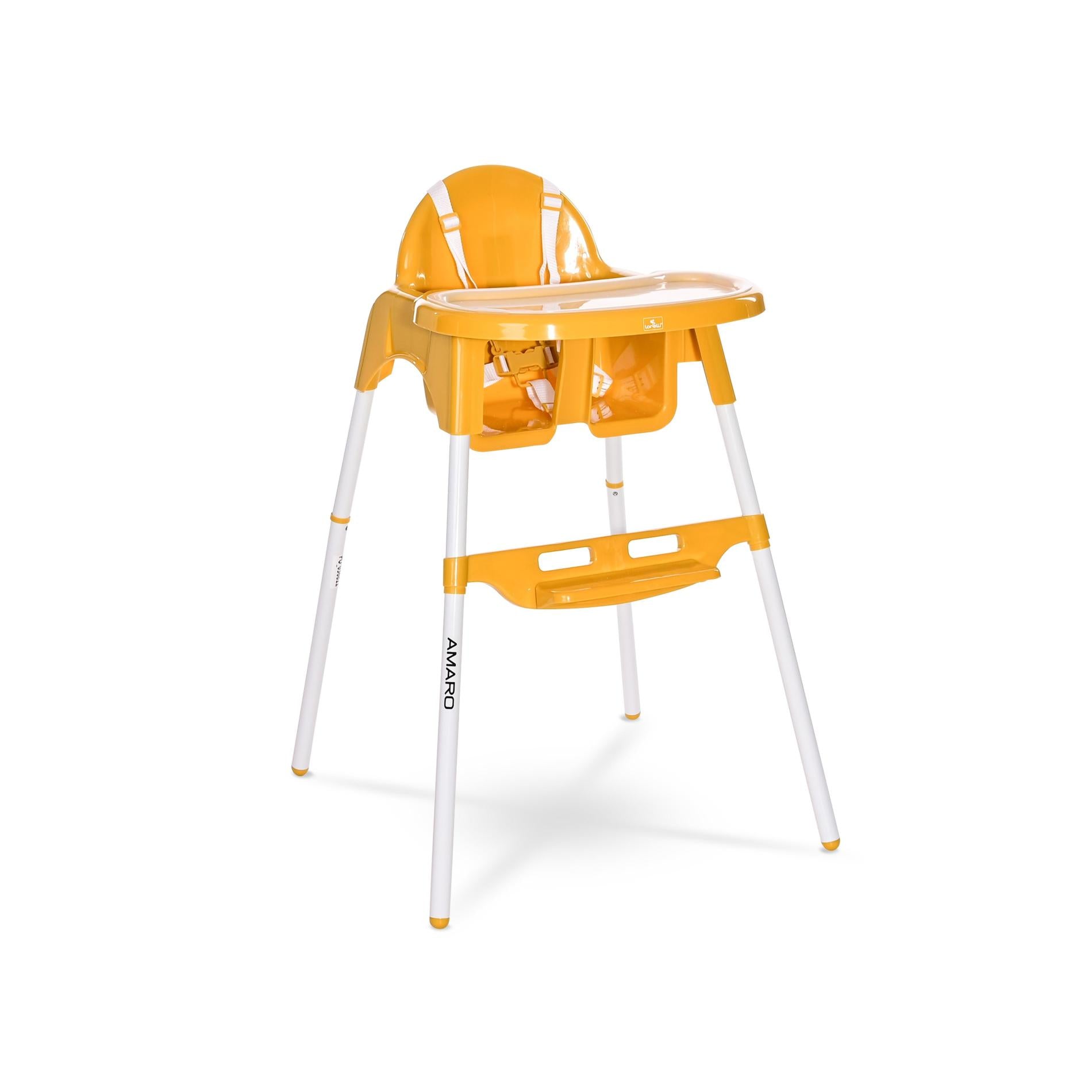 Scaun de Masa Amaro, Lemon - Lorelli | Scaun Înalt Bebe - galben lemon [ps:12600ca7-36b0-4912-81e1-2385612a05cf]