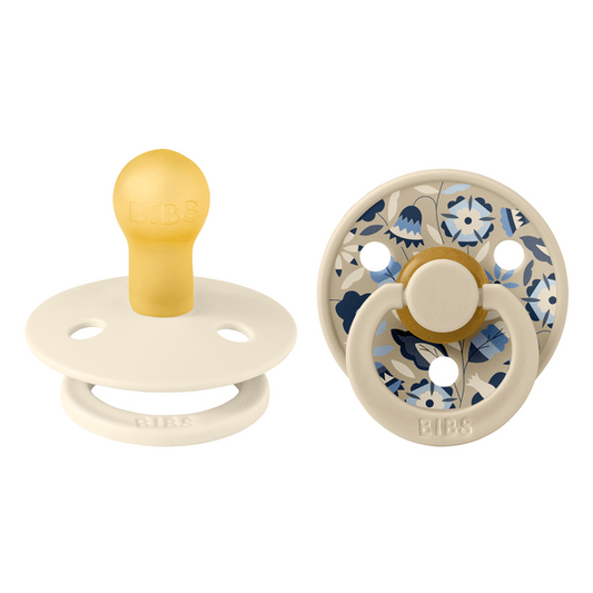 BIBS x Liberty - Set 2 Suze Latex Bobo - Ivory/Vanilla [ps:7429a776-4938-4bd3-8a80-0cc86a8726a3]