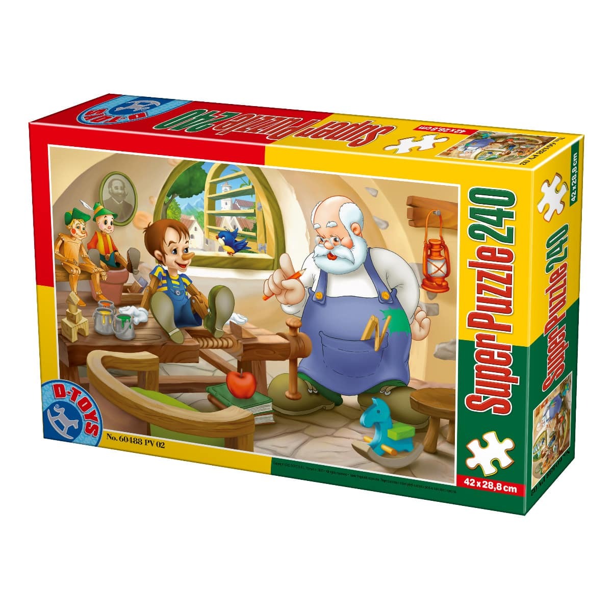 Puzzle D-TOYS Pinocchio, 240 piese - Dezvoltare și - Default Title [ps:0de46a6c-a6a4-4cc0-a82b-a359765f4af5]