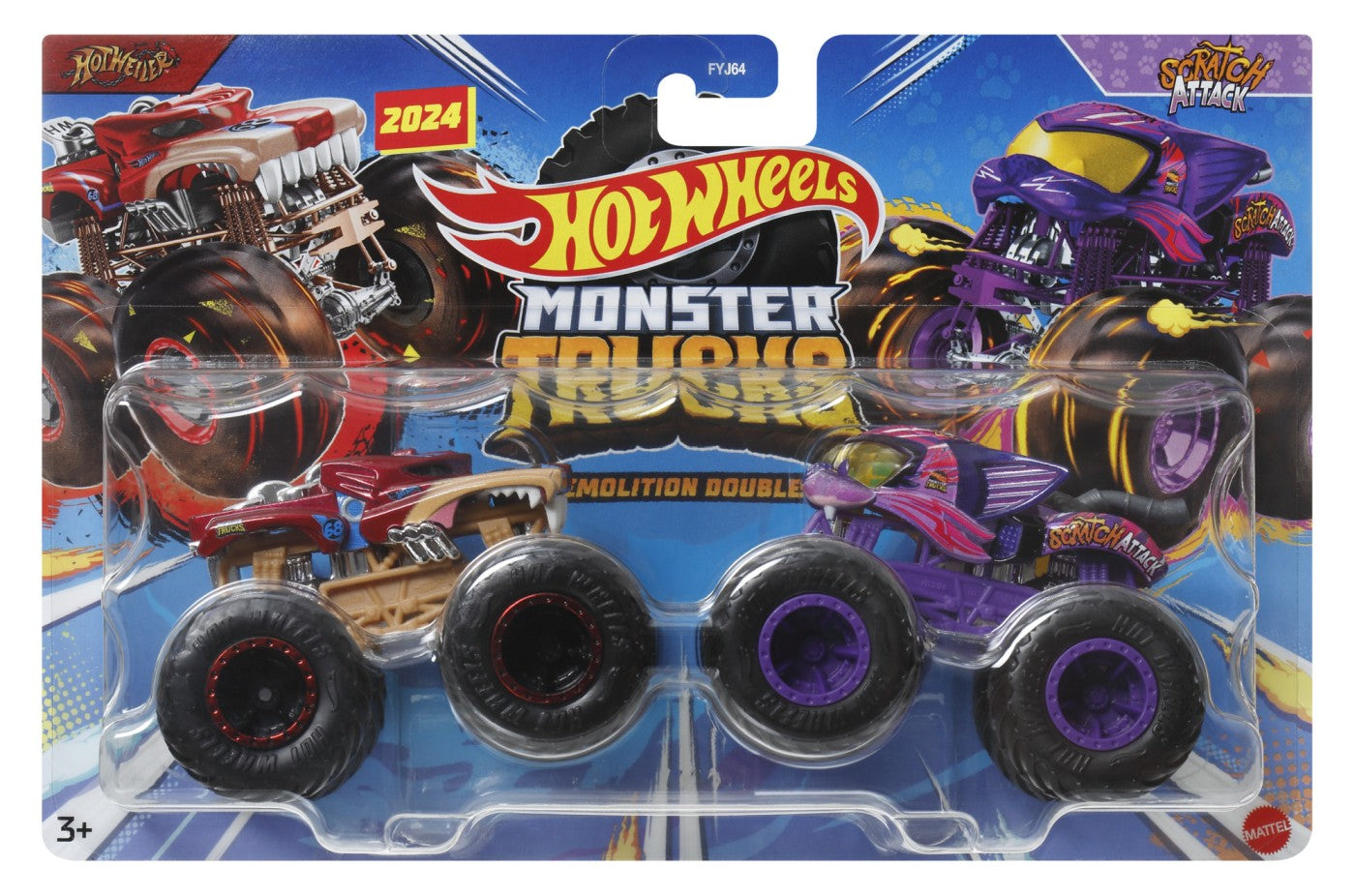 HOT WHEELS MONSTER TRUCK SET 2 MASINI SCARA 1 LA 64 - Scratch [ps:de1bfb62-d0e3-470e-95d6-1a3af77a7292]