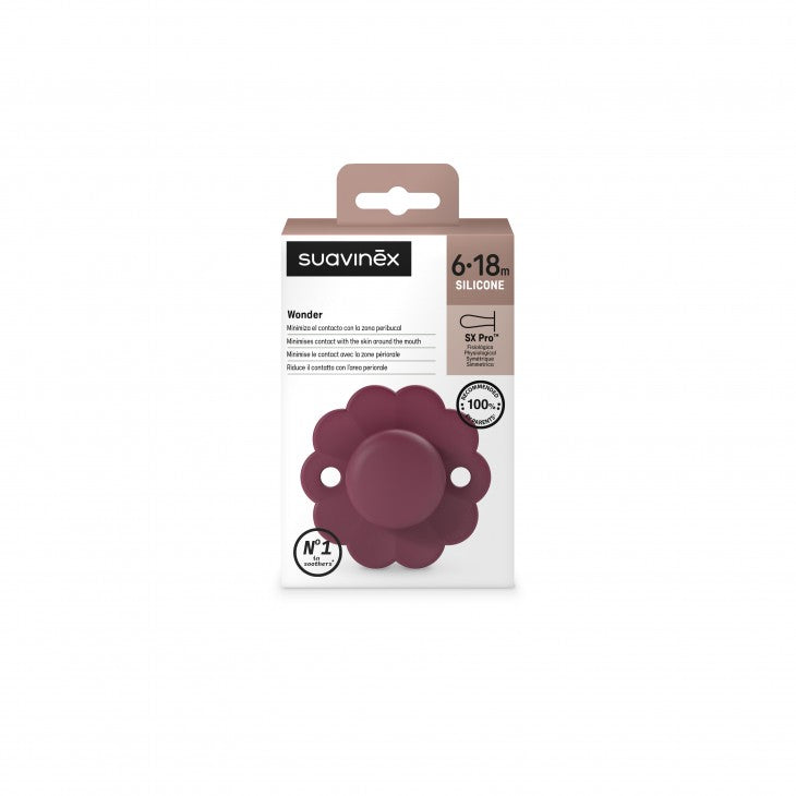Suzetă fiziologică SX Pro 6-18 LUNI WONDER Magenta SUAVINEX [ps:60e28c53-0d5f-4e24-b3f7-116d381ecc45]