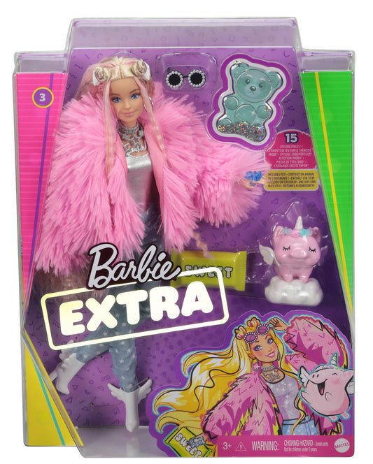 PAPUSA BARBIE EXTRA STYLE FLUFFY PINKY Mattel - Fluffy Pinky [ps:c0188db6-57a2-4a2b-b9f1-db8e561b9a70]