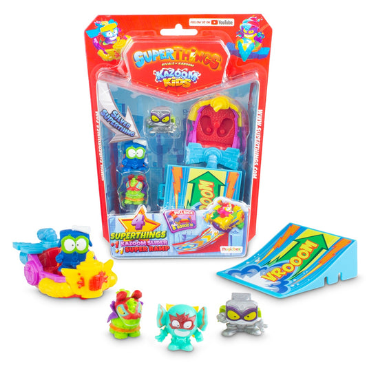 SUPERTHINGS, figurine, Kazoom Kids Set 4 Figurine Si Accesorii [ps:89651945-aa89-4879-bca4-b91d7c17f9c9]