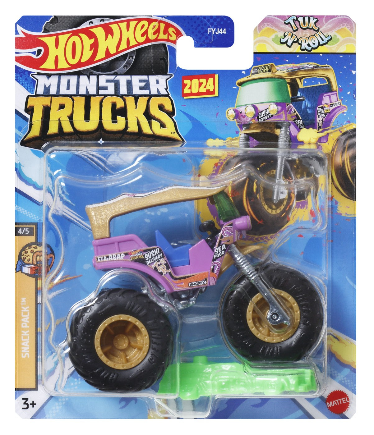 HOT WHEELS MONSTER TRUCK SET 2 MASINI SCARA 1 LA 64 - Nroll [ps:8a0de5e5-a4f6-4c5d-a5ab-91ba1585cbff]