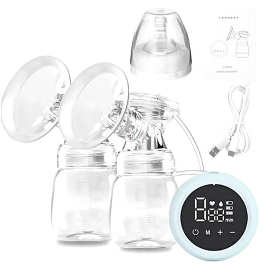 Pompa de San Electrica 2 in 1 Flippy, 9 Viteze, Roz - Albastru Transparent [ps:0256c06d-46ba-4b97-a79b-aa9125653de7]