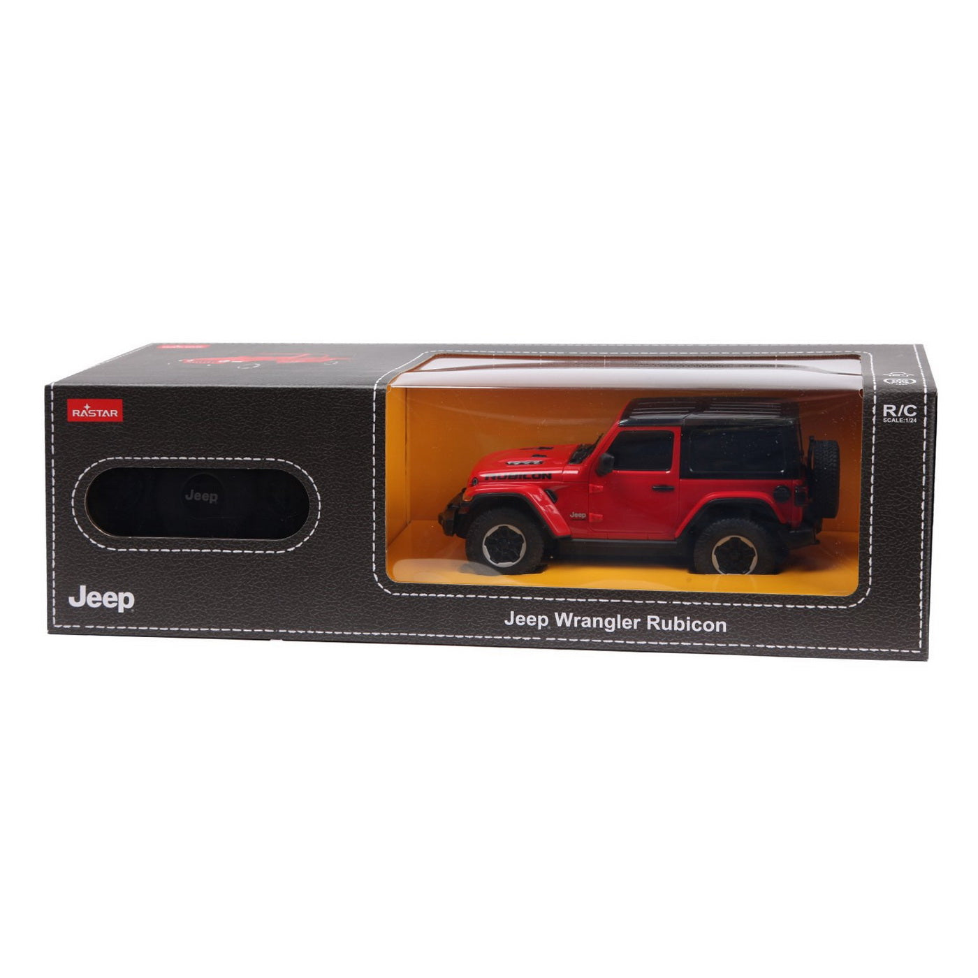 MASINA CU TELECOMANDA JEEP WRANGLER JL NEGRU SCARA 1 LA - Roșu [ps:01a801b3-fca9-425f-9c66-fa54cd1f6454]