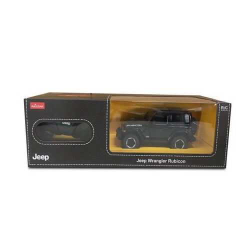 MASINA CU TELECOMANDA JEEP WRANGLER JL NEGRU SCARA 1 LA - Negru [ps:7a3a38d0-978b-4aa8-b024-09e143df88da]
