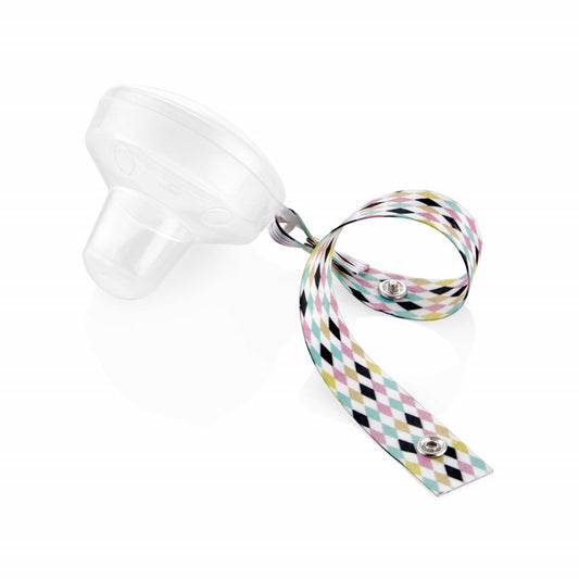 Cutiuta pentru suzeta cu lantisor BabyJem (Culoare: Alb) [ps:f8d72605-c3ee-42e3-8d86-17dca257b9a1]