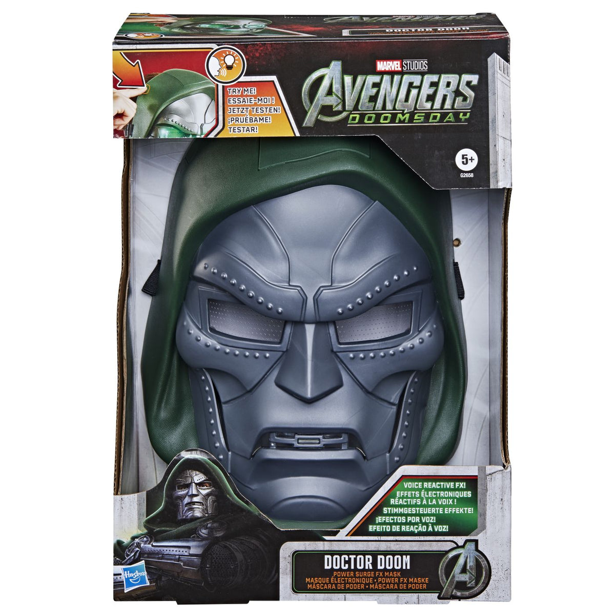 Masca Doctor Doom Power Surge FX Marvel Avengers - Hasbro - Default Title [ps:8a4987e6-525c-4024-983e-abfee2ef5b1f]