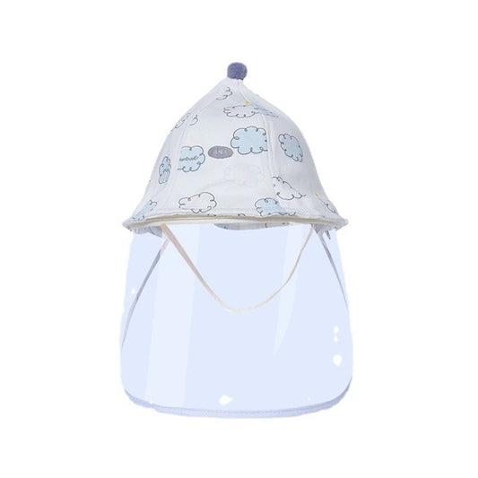 Pălărie Protecție Bebe Flippy, Norișori Albastri, 0-3 Luni - Bleu [ps:4d2890bb-1c68-4a47-aec9-6b20ab7dd544]