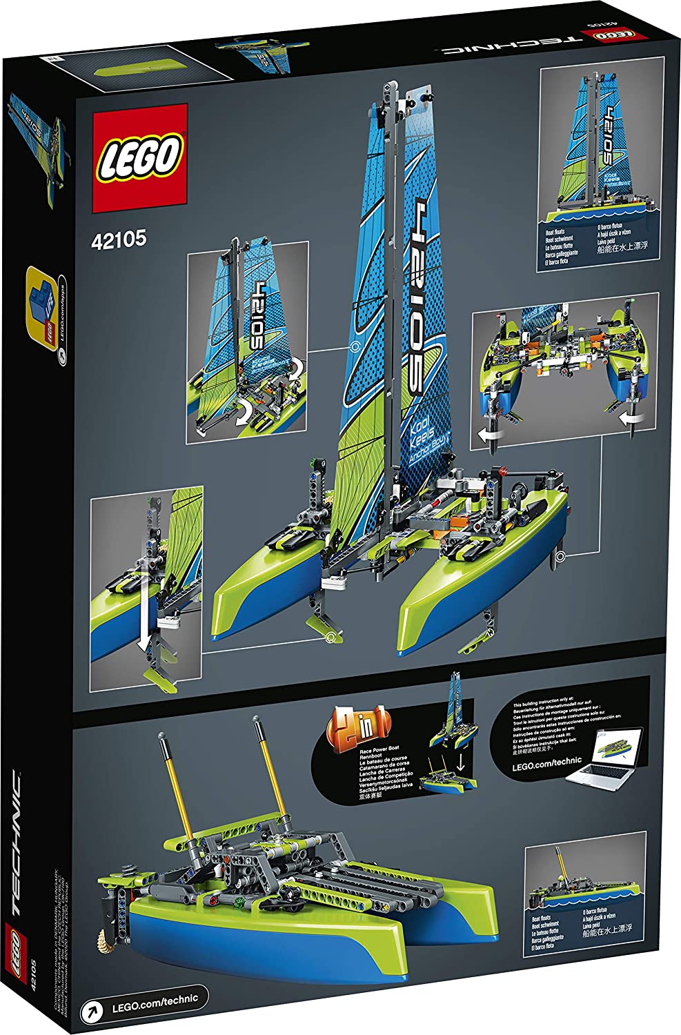 LEGO TECHNIC  CATAMARAN 42105 - LEGO - Catamaran [ps:82287d72-bf01-470e-89ef-eec37732d575]
