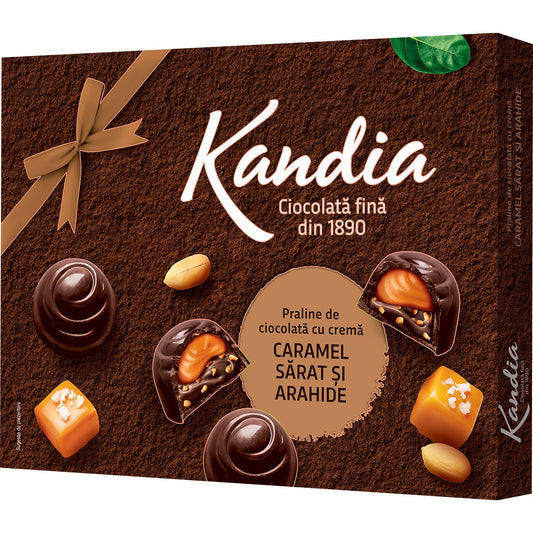 KANDIA Caramel si Arahide, praline, 104 g, 1 buc [ps:e7833dca-6618-483b-b19c-38d10a889543]