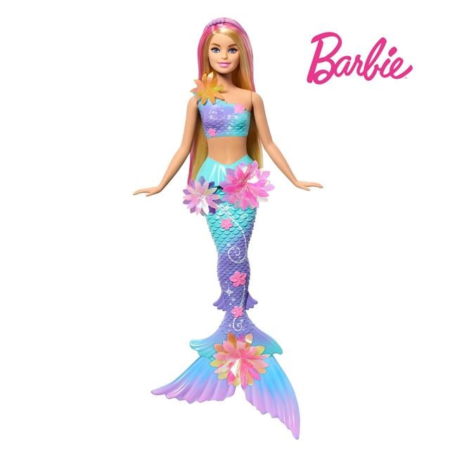 Papusa Barbie Sirena Blooming Magic - Mattel | Jumbo - Default Title [ps:245308bc-b294-414d-955f-576684710b46]