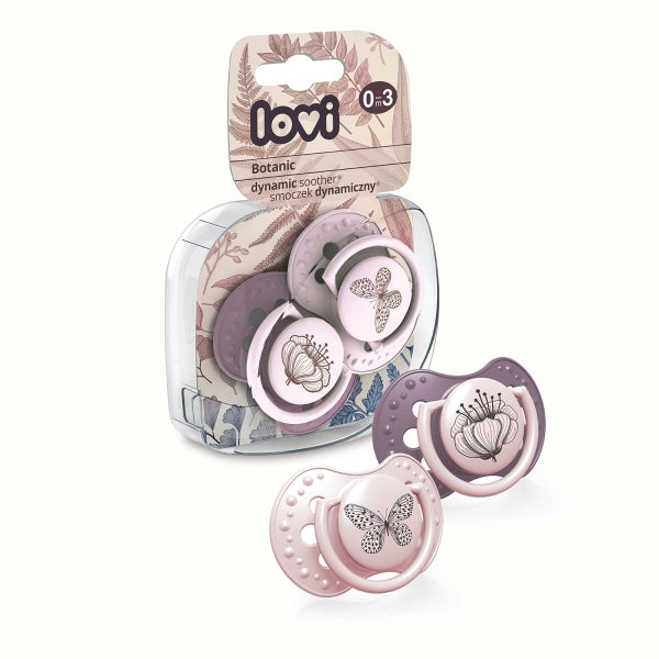 Lovi Suzeta Silicon Dynamic 0-3M 2 Pcs Botanic Fata - 22/869Girl [ps:20dbcd3a-d7bd-41a2-b5a3-deb41267317a]