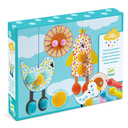Set creativ de colorat cu pompoane si buline, Djeco - Default Title [ps:ca0dfcc4-2f7a-4a67-84e6-6cee50353633]