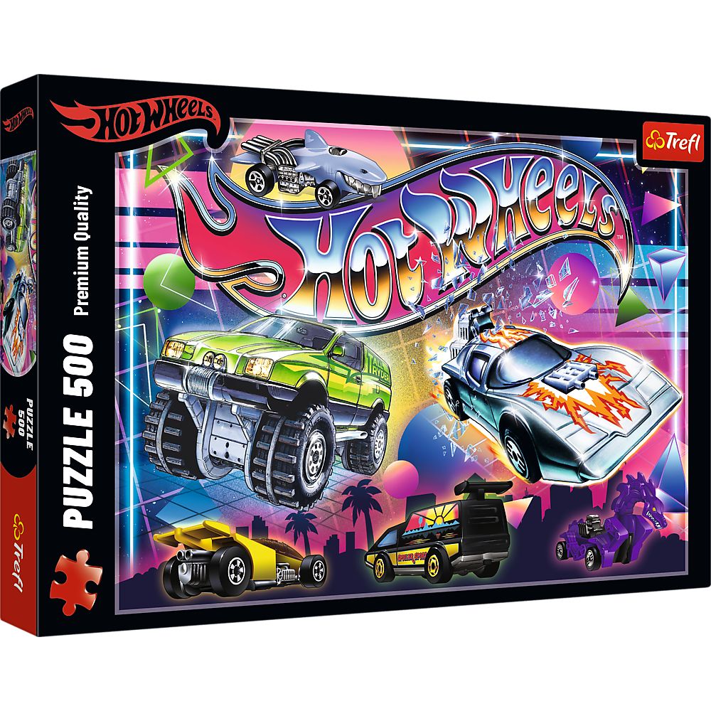 Puzzle Trefl Hot Wheels Anii 80 - 500 Piese - Default Title [ps:09793340-e137-476d-aa74-269b4728b39a]