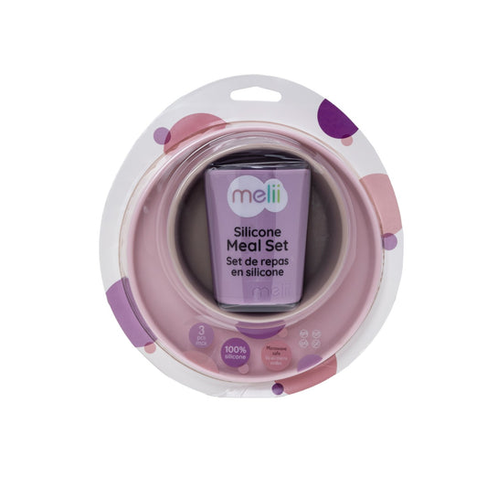 SET 3 RECIPIENTE SILICON HRANA BEBE, MELII, PURPLE&PINK&GREY [ps:451fc49b-6621-4c4f-80e0-3af67f43d813]