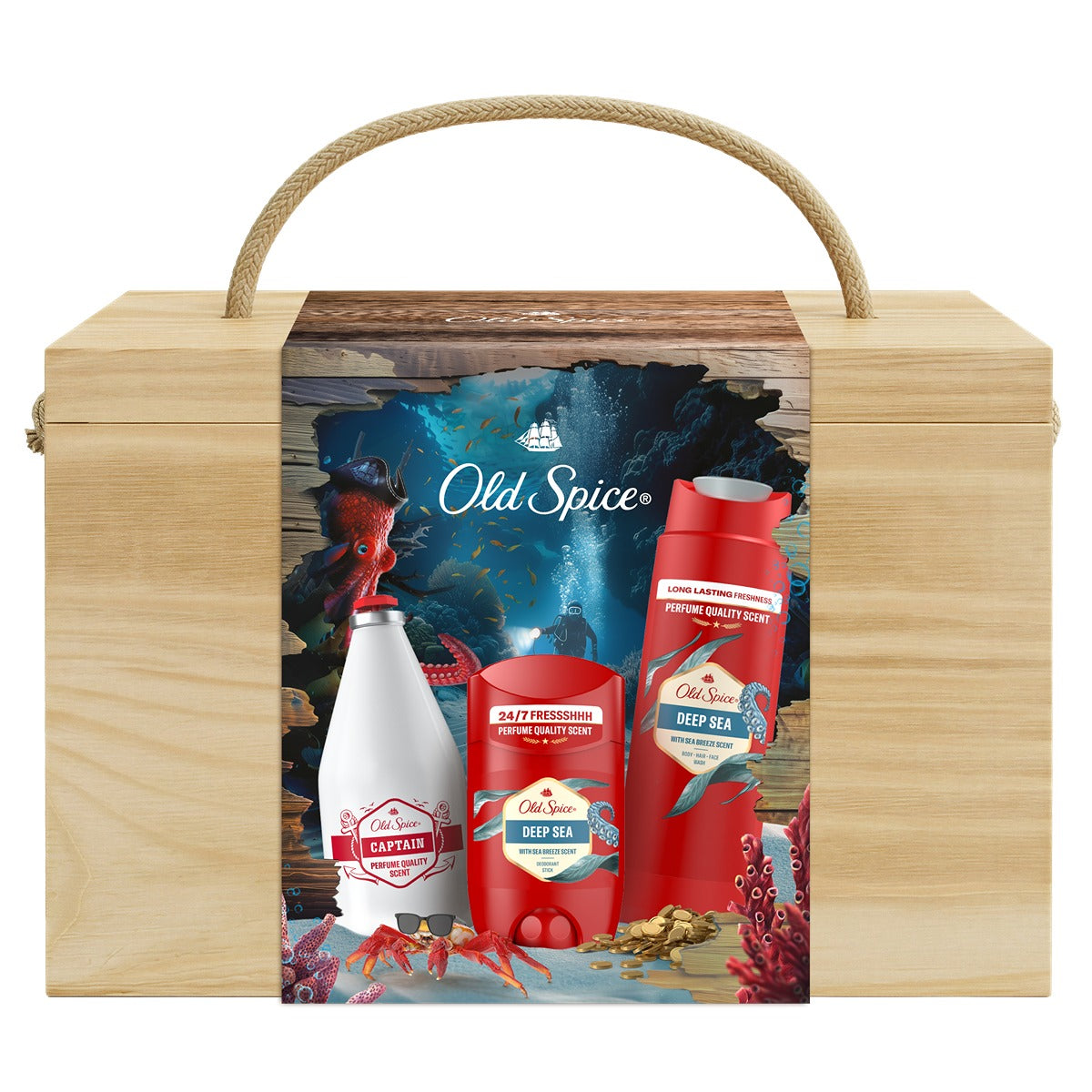 Set Cadou Old Spice DeepSea - Deodorant, Gel Dus și - Default Title [ps:d4cb30cd-fd47-4598-8088-cb36922d34f7]