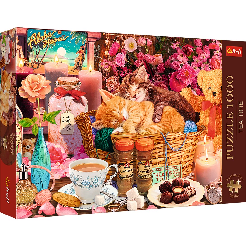 PUZZLE TREFL 1000 PREMIUM PLUS TEA TIME PIATA DE FLORI - Lucrurile [ps:ed5232a5-cfb4-440e-a85a-3f773cbd3a42]