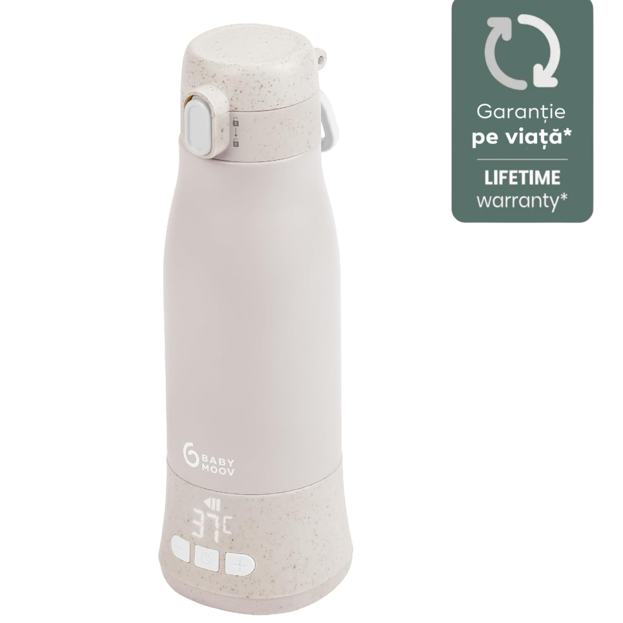 Încălzitor Biberoane Portabil Babymoov Moov & Feed, Beige - Mineral Beige [ps:b764ad71-0e7d-4a5a-b70d-5108f0cdbed3]