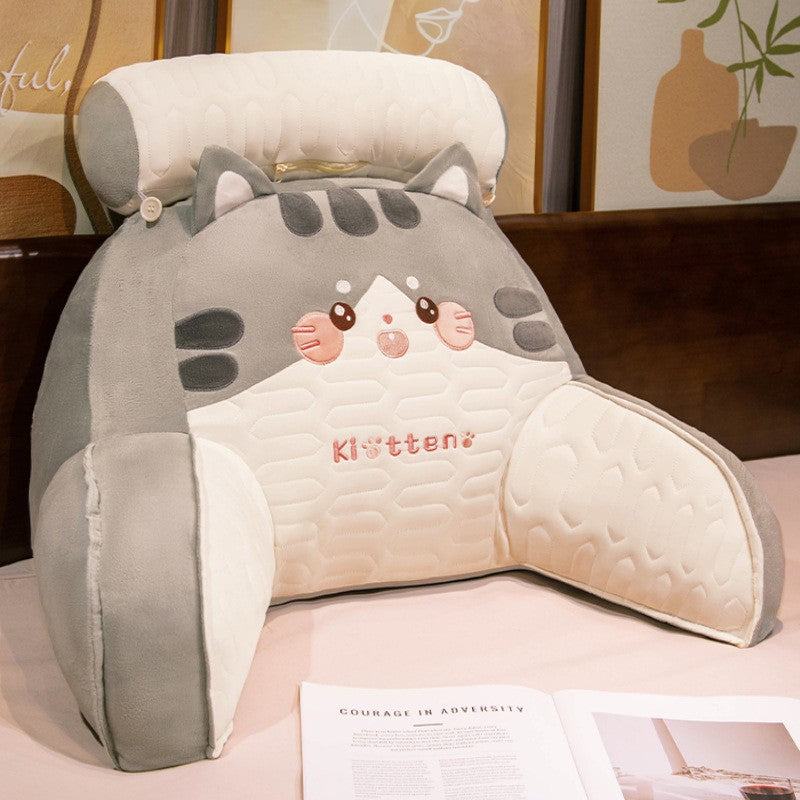 Perna Multifunctionala Flippy, Latex, 60x40cm, Gri Catelus - Gri [ps:438a2a07-8bf8-4c2c-b858-093f42f3b33e]