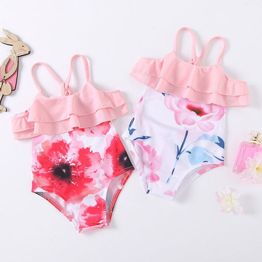 Costum de baie Trandafir Drool (Culoare: Alb, Marime: 90) [ps:f94a95d6-830f-4fcf-aad2-c8c8652ae70b]