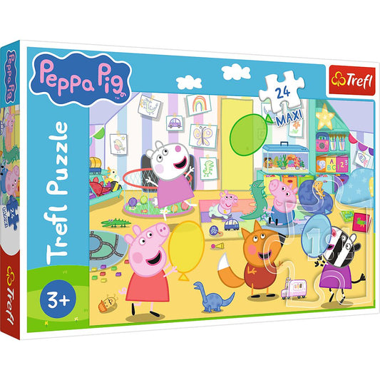 Puzzle Trefl 24 Piese Maxi Peppa Pig - Pentru Copii - Default Title [ps:34baa27e-3926-4664-be29-6218c2e64d74]