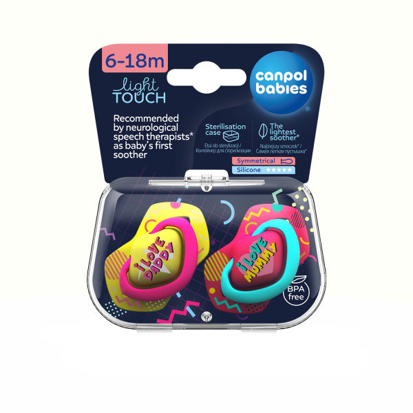 Canpol Babies Suzeta Simetrica Din Silicon 6-18 M Neon Love 2 Pcs 22/653_Pin [ps:694f8816-a125-4f2e-980f-bc261b6faf73]