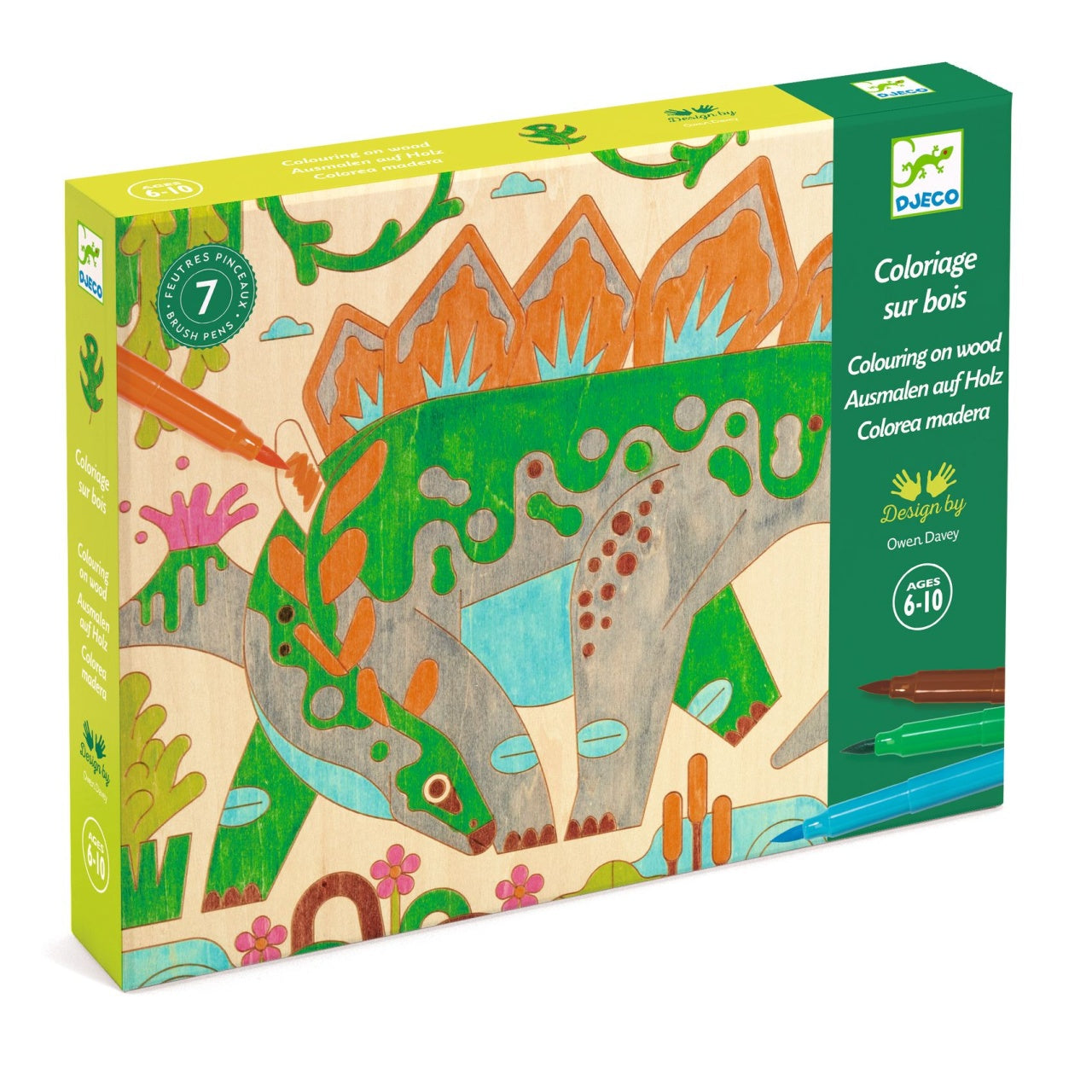 Atelier de pictura pe lemn Dinozauri, Djeco [ps:ff67346e-cb5c-43f1-88e3-352b6a47e038]