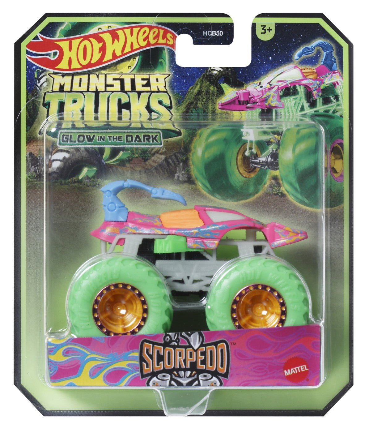 HOT WHEELS MONSTER TRUCK SET 2 MASINI SCARA 1 LA 64 - Scorpedo [ps:884b3a82-1590-4720-be24-23b8cdfcaa9a]