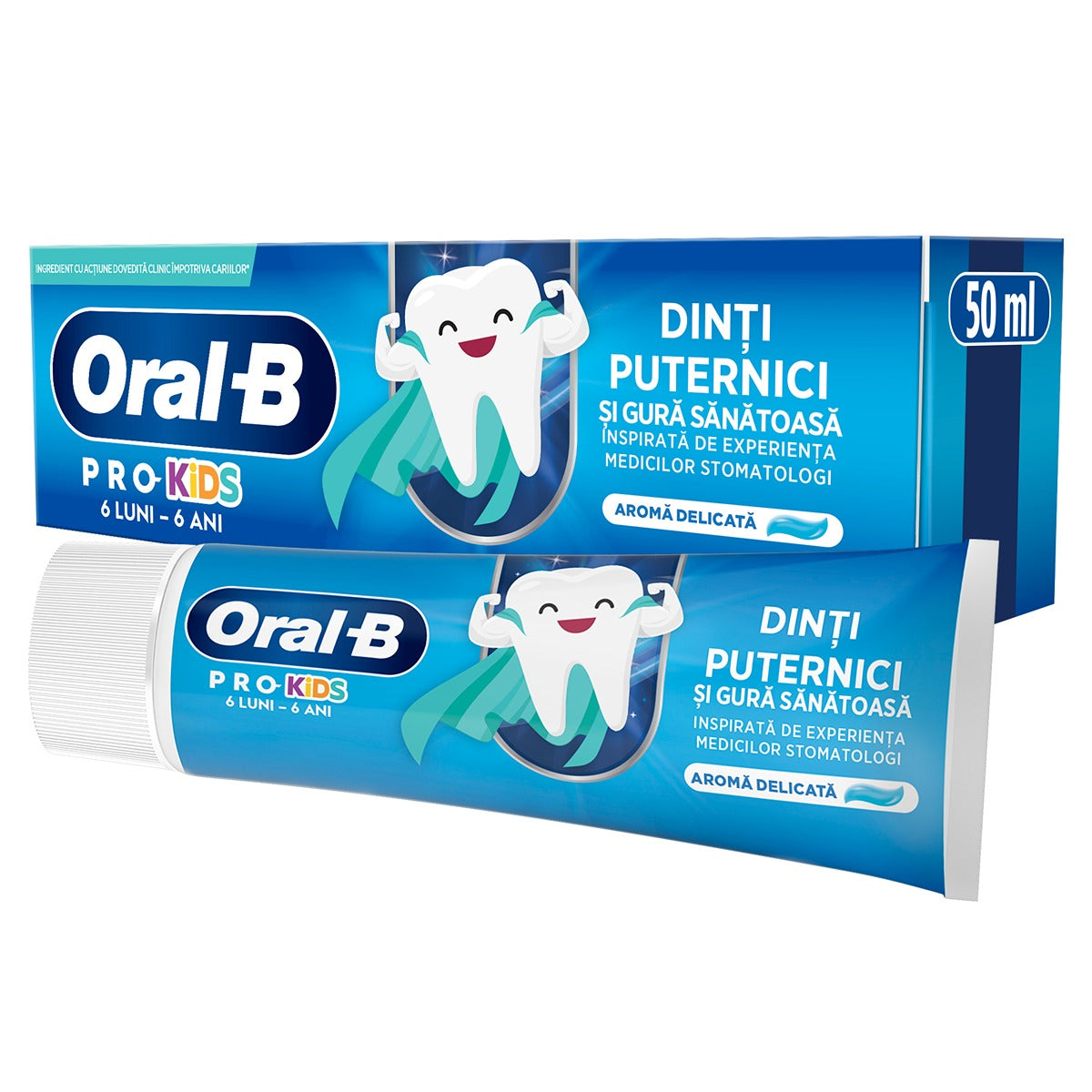 ORAL-B Pro Kids, pasta de dinti, pentru copii, 0-6 ani, 50 ml [ps:d74ae3de-7524-4e1d-a830-43d8237950e1]