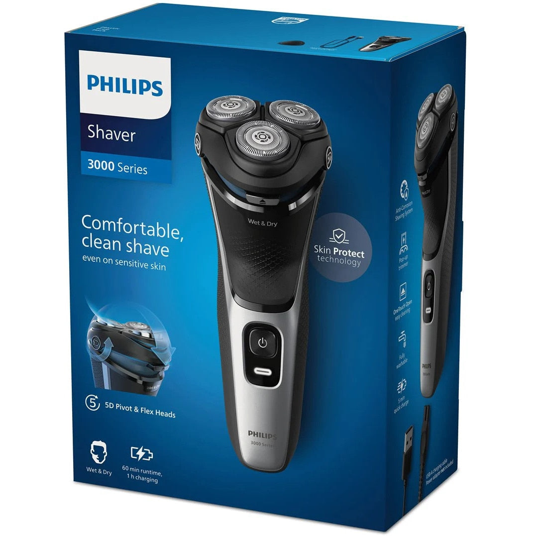 S3143/00 Aparat de ras electric umed si uscat Philips - Default Title [ps:76f34ae2-cd56-4ef8-ad35-2843409f56eb]