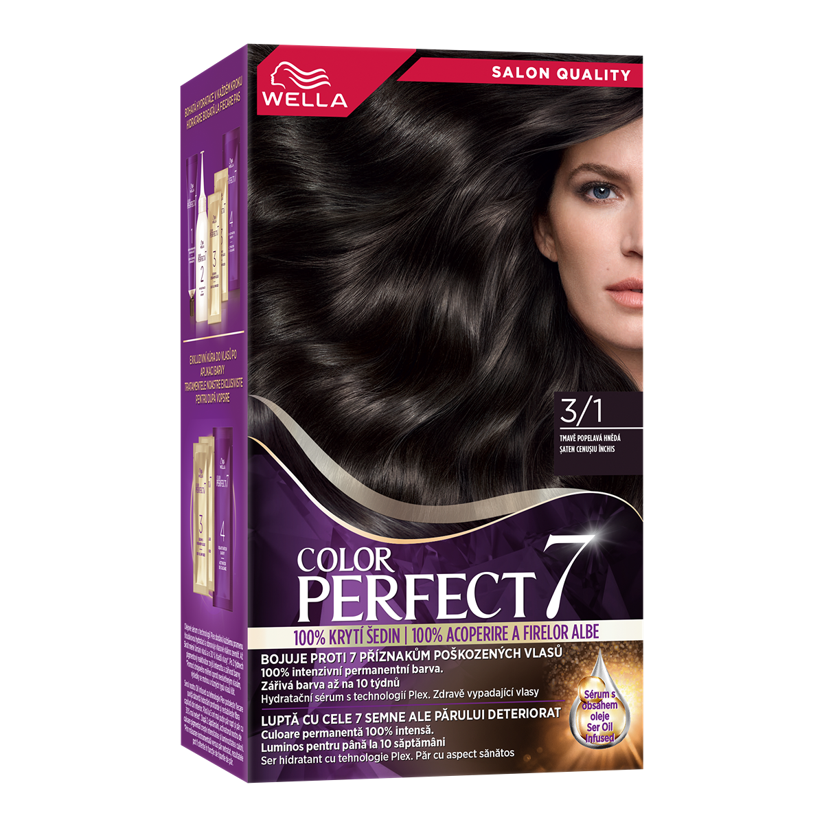 COLOR PERFECT 7, vopsea de par, nuanta saten cenusiu inchis, nr 3/1 [ps:4f250be5-95b4-45f8-b0d4-69f05726b251]