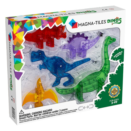 MAGNA-TILES Dinos - Set 5 Figurine Magnetice Dinozauri - Default Title [ps:87c43176-132d-44ba-8cc4-1d37c8042736]